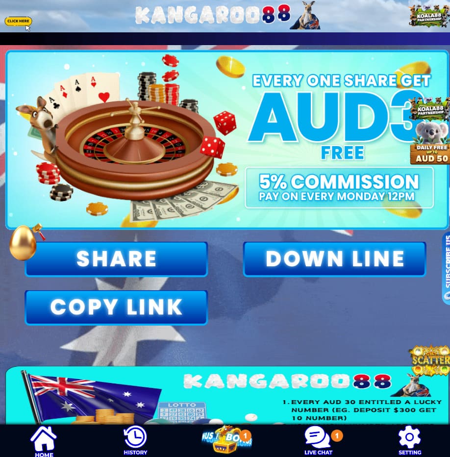 Kangaroo88 live dealer on mobile app